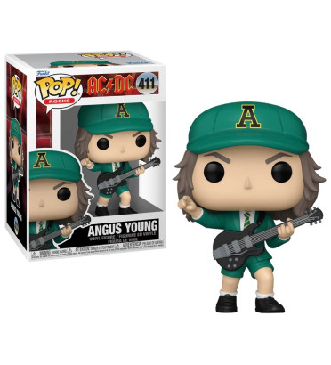 ANGUS YOUNG TENUE VERT / ACDC / FIGURINE FUNKO POP