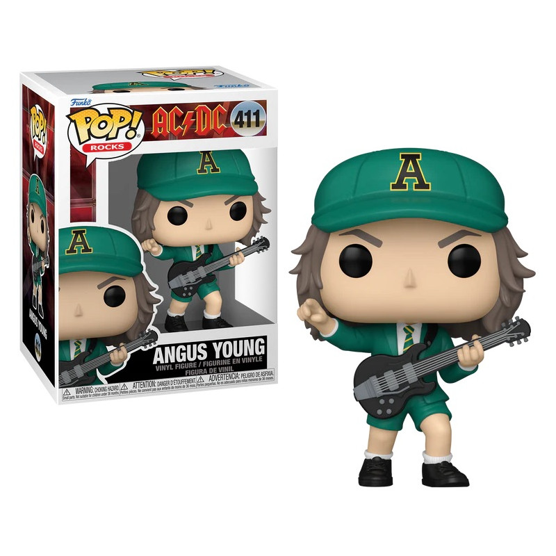 ANGUS YOUNG TENUE VERT / ACDC / FIGURINE FUNKO POP