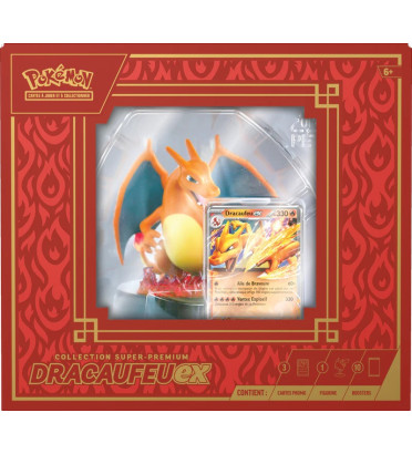 COFFRET DRACAUFEU EX SUPER PREMIUM COLLECTION / CARTE POKEMON VF