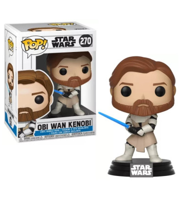 OBI-WAN KENOBI / STAR WARS CLONE WARS / FIGURINE FUNKO POP