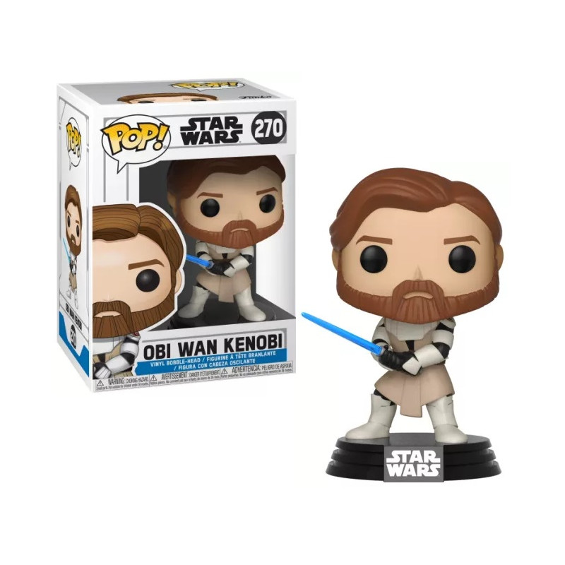 OBI-WAN KENOBI / STAR WARS CLONE WARS / FIGURINE FUNKO POP