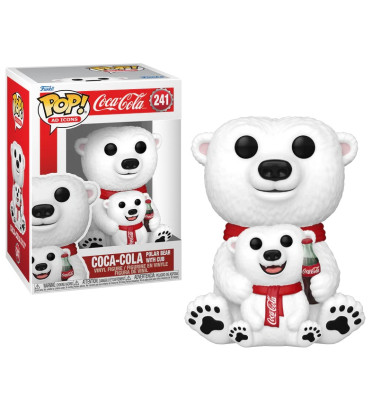 COCA-COLA POLAR BEAR WITH CUB / COCA COLA / FIGURINE FUNKO POP