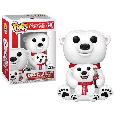 COCA-COLA POLAR BEAR WITH CUB / COCA COLA / FIGURINE FUNKO POP