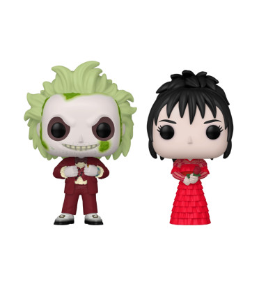 2 PACK BEETLEJUICE AND LYDIA DEETZ / BEETLEJUICE 2 / FIGURINE FUNKO POP