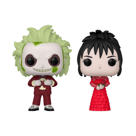 2 PACK BEETLEJUICE AND LYDIA DEETZ / BEETLEJUICE 2 / FIGURINE FUNKO POP