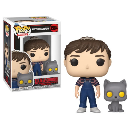 ELLIE AND CHURCH / PET SEMATARY / FIGURINE FUNKO POP