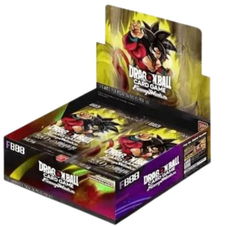 DISPLAY DE 24 BOOSTERS DRAGON BALL SUPER RAGING ROAR FUSION WORLD FB-03 / CARTE ANGLAISE