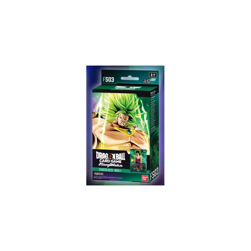 DECK DRAGON BALL SUPER FUSION WORLD BROLY FS03 / CARTE ANGLAISE