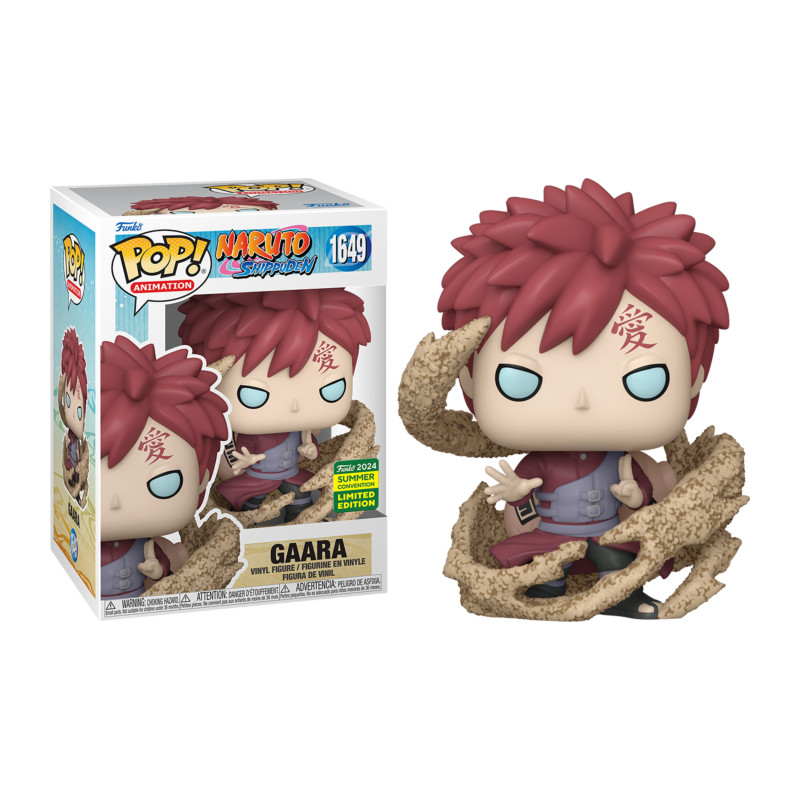 GAARA USING SAND JUTSU / NARUTO / FIGURINE FUNKO POP / EXCLUSIVE SDCC 2024