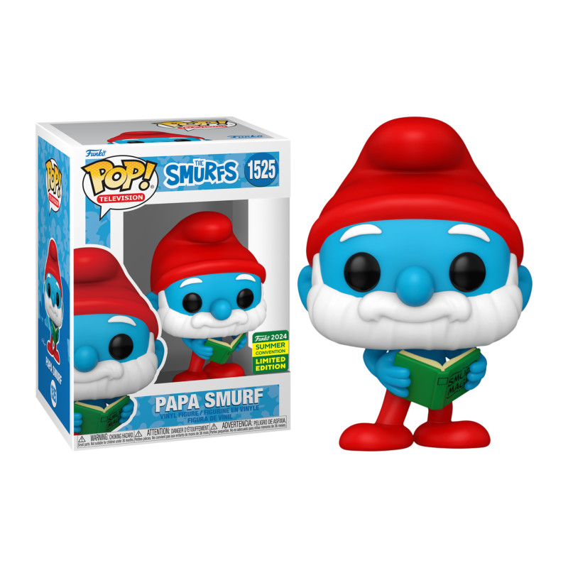 PAPA SMURF / LES SCHTROUMPFS / FIGURINE FUNKO POP / EXLCUSIVE SDCC 2024