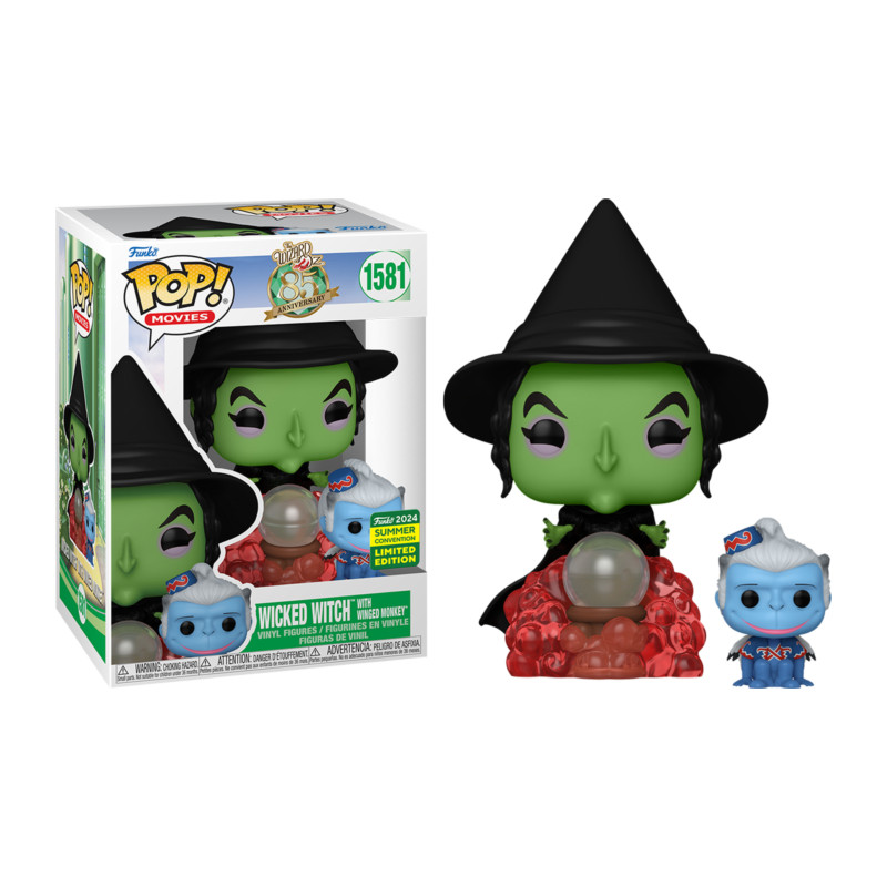 WICKED WITCH WITH WINGED MONKEY / LE MAGICIEN DOZ / FIGURINE FUNKO POP / EXCLUSIVE SDCC 2024