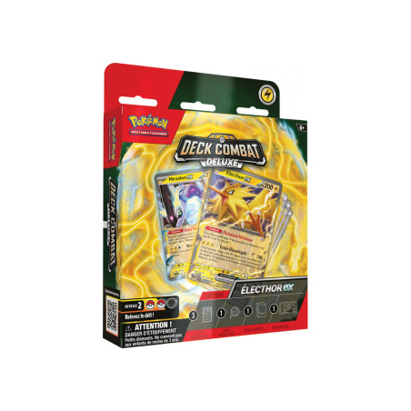 DECK DE COMBAT DELUXE ELECTHOR EX / CARTE POKEMON VF