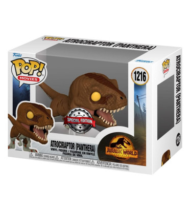 ATROCIRAPTOR PANTHERA / JURASSIC WORLD DOMINION / FIGURINE FUNKO POP / EXCLUSIVE SPECIAL EDITION