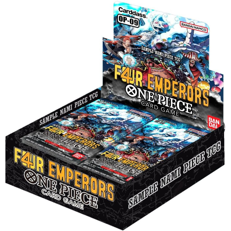 DISPLAY DE 24 BOOSTERS ONE PIECE THE FOUR EMPERORS OP-09 / CARTE ANGLAISE