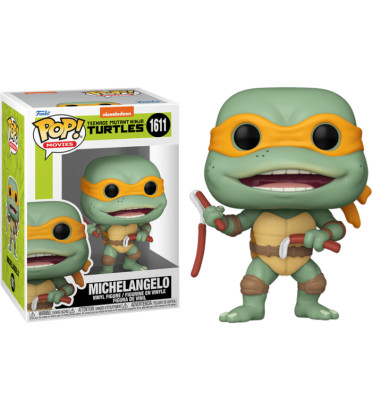 MICHELANGELO WITH SAUSAGE NUNCHUCKS / LES TORTUES NINJA / FIGURINE FUNKO POP