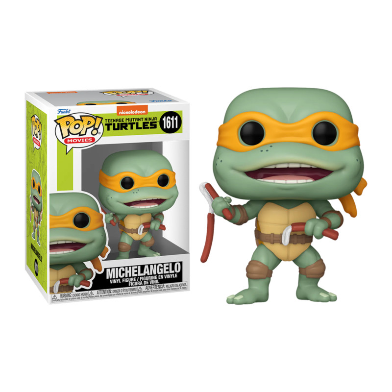 MICHELANGELO WITH SAUSAGE NUNCHUCKS / LES TORTUES NINJA / FIGURINE FUNKO POP