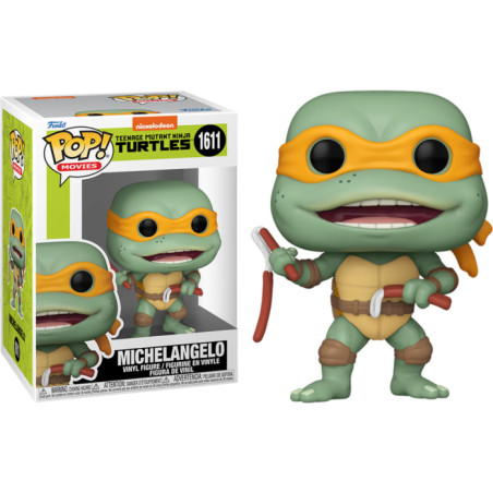 MICHELANGELO WITH SAUSAGE NUNCHUCKS / LES TORTUES NINJA / FIGURINE FUNKO POP