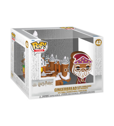 GINGERBREAD DUMBLEDORE AND HOGWARTS / HARRY POTTER / FIGURINE FUNKO POP