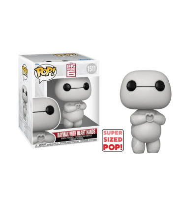 BAYMAX WITH HEART HANDS OVERSIZED / BIG HERO 6 / FIGURINE FUNKO POP