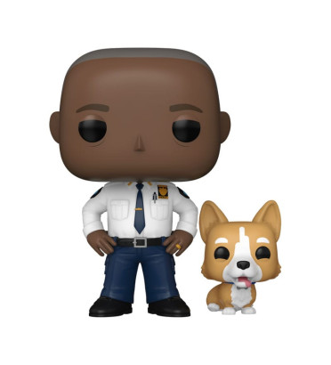 CAPTAIN RAY HOLT WITH CHEDDAR / BROOKLYN NINE-NINE / FIGURINE FUNKO POP