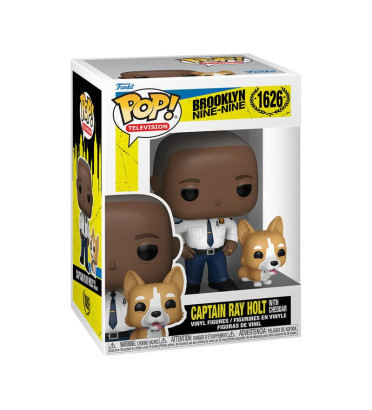 CAPTAIN RAY HOLT WITH CHEDDAR / BROOKLYN NINE-NINE / FIGURINE FUNKO POP