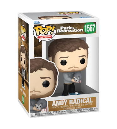 ANDY RADICAL / PARKS AND RECREATION / FIGURINE FUNKO POP