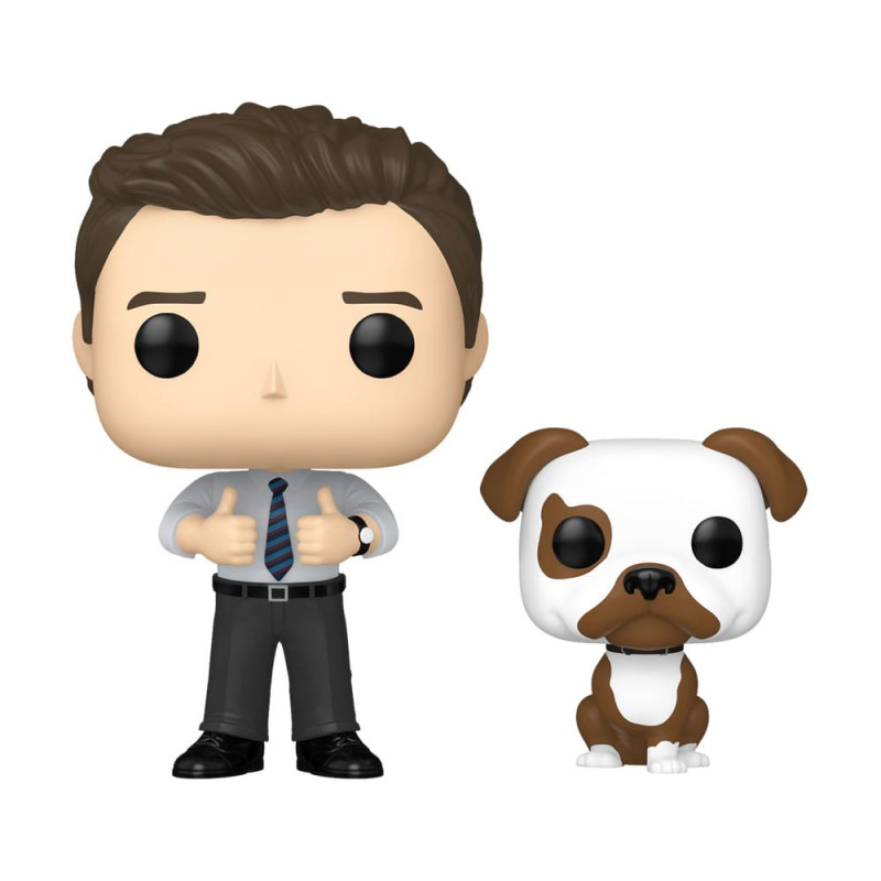 CHRIS TRAEGER WITH CHAMPION / PARKS AND RECREATION / FIGURINE FUNKO POP