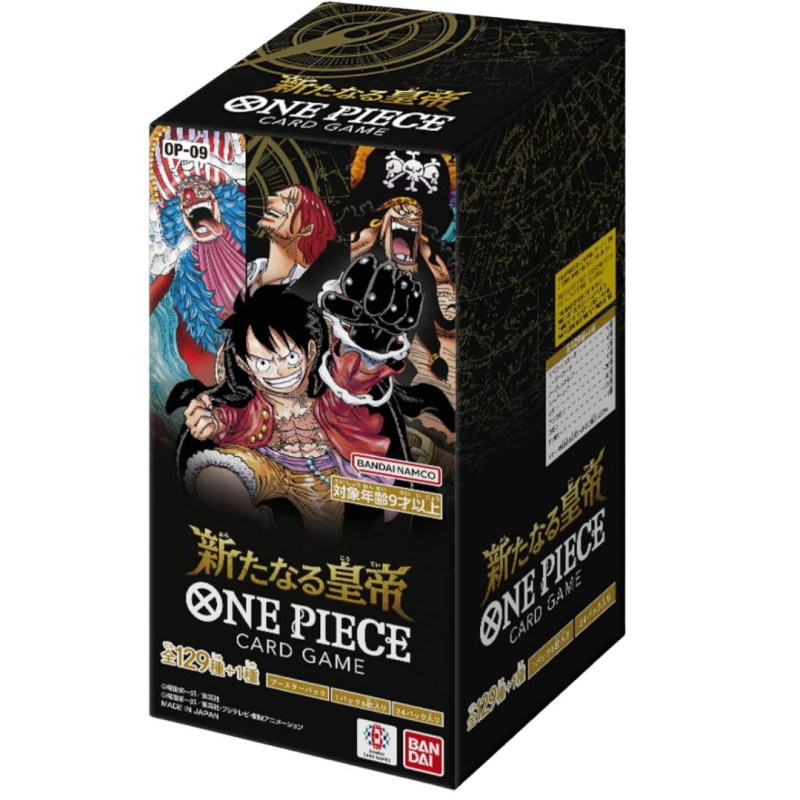 DISPLAY DE 24 BOOSTERS ONE PIECE THE NEW EMPEROR OP-09 / CARTE JAPONAISE