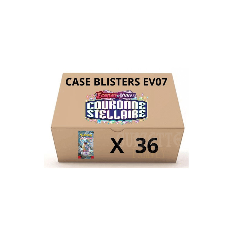 CASE DE 36 BLISTERS EV07 COURONNE STELLAIRE / CARTE POKEMON VF