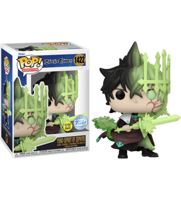 YUNO SPIRIT OF ZEPHYR / BLACK CLOVER / FIGURINE FUNKO POP / EXCLUSIVE SPECIAL EDITION / GITD