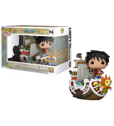 LUFFY WITH THOUSAND SUNNY / ONE PIECE / FIGURINE FUNKO POP