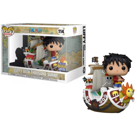 LUFFY WITH THOUSAND SUNNY / ONE PIECE / FIGURINE FUNKO POP