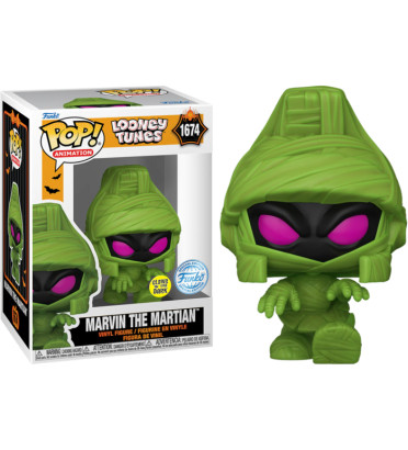 MARVIN THE MARTIAN MOMIE / LOONEY TUNES / FIGURINE FUNKO POP / EXCLUSIVE SPECIAL EDITION / GITD