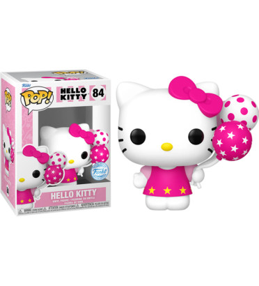 HELLO KITTY WITH PINK BALLOONS / HELLO KITTY / FIGURINE FUNKO POP / EXCLUSIVE SPECIAL EDITION