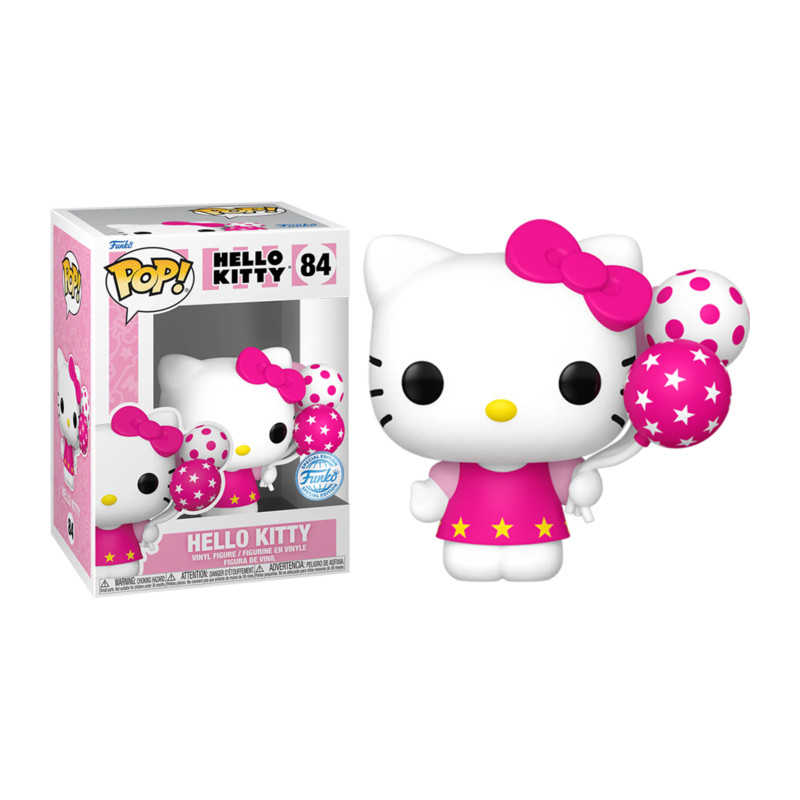 HELLO KITTY WITH PINK BALLOONS / HELLO KITTY / FIGURINE FUNKO POP / EXCLUSIVE SPECIAL EDITION