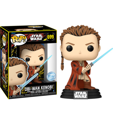 OBI-WAN KENOBI RETRO / STAR WARS / FIGURINE FUNKO POP / EXCLUSIVE SPECIAL EDITION