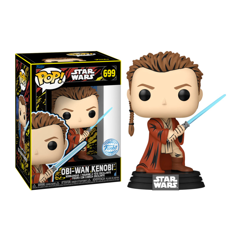 OBI-WAN KENOBI RETRO / STAR WARS / FIGURINE FUNKO POP / EXCLUSIVE SPECIAL EDITION