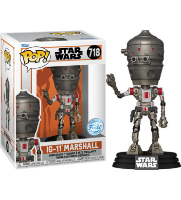 IG-11 MARSHALL / STAR WARS THE MANDALORIAN / FIGURINE FUNKO POP / EXCLUSIVE SPECIAL EDITION