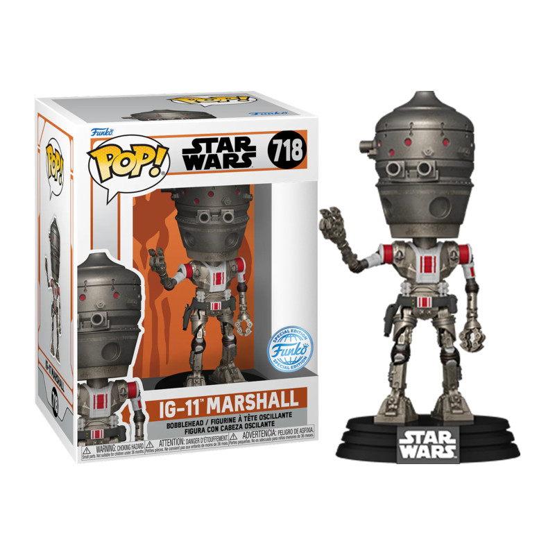 IG-11 MARSHALL / STAR WARS THE MANDALORIAN / FIGURINE FUNKO POP / EXCLUSIVE SPECIAL EDITION