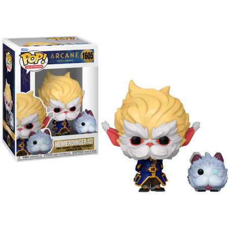 HEIMERDINGER WITH PORO / ARCANE / FIGURINE FUNKO POP