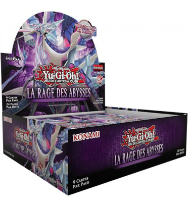 DISPLAY DE 24 BOOSTERS LA RAGE DES ABYSSES / CARTE YU-GI-OH