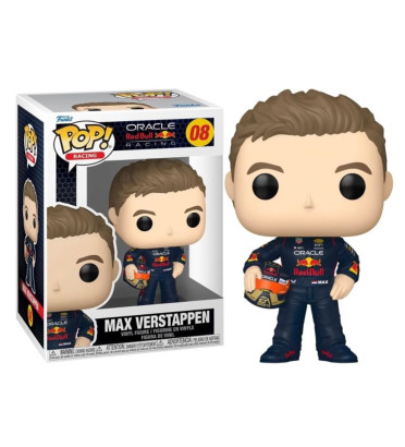 MAX VERSTAPPEN AVEC CASQUE / RED BULL / FIGURINE FUNKO POP