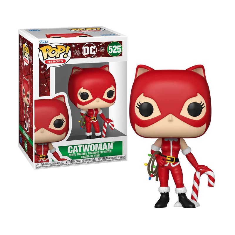 HOLIDAY CATWOMAN / DC COMICS / FIGURINE FUNKO POP