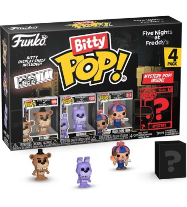 4-PACK FREDDY / FIVE NIGHTS AT FREDDYS / FUNKO BITTY POP