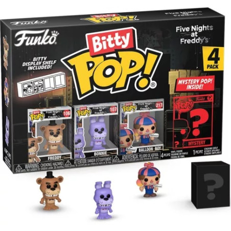 4-PACK FREDDY / FIVE NIGHTS AT FREDDY'S / FUNKO BITTY POP