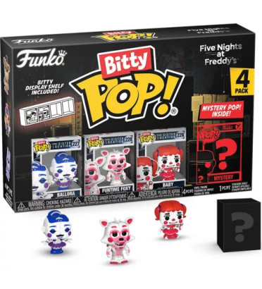 4-PACK BALLORA / FIVE NIGHTS AT FREDDYS / FUNKO BITTY POP