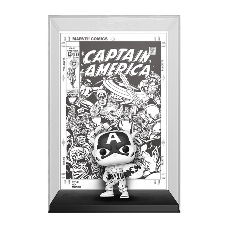 CAPTAIN AMERICA BLACK AND WHITE COVERS / CAPTAIN AMERICA / FIGURINE FUNKO POP