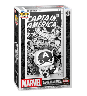 CAPTAIN AMERICA BLACK AND WHITE COVERS / CAPTAIN AMERICA / FIGURINE FUNKO POP