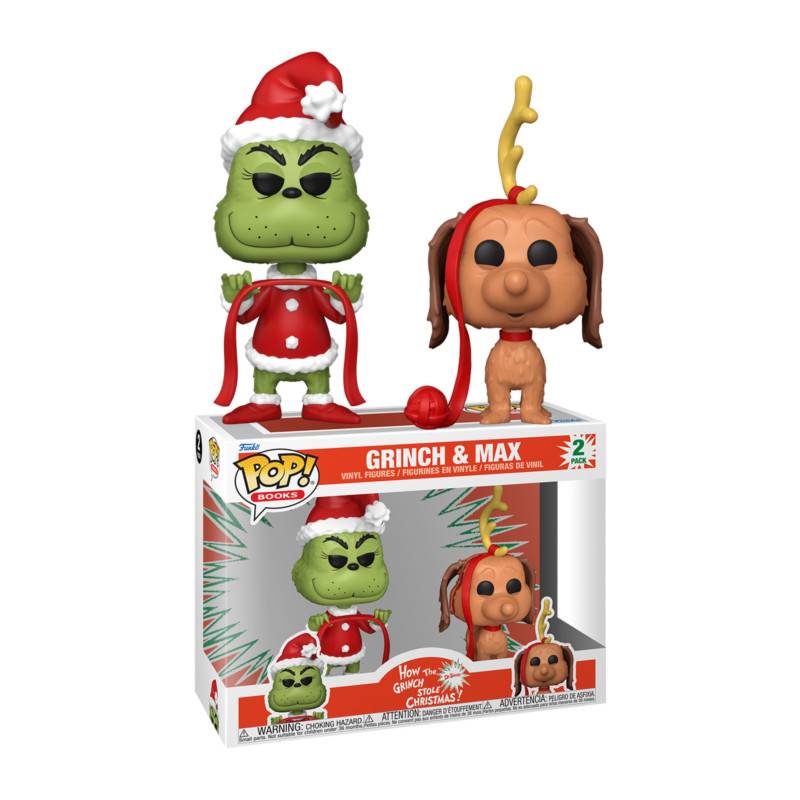 2 PACK GRINCH AND MAX / LE GRINCH / FIGURINE FUNKO POP