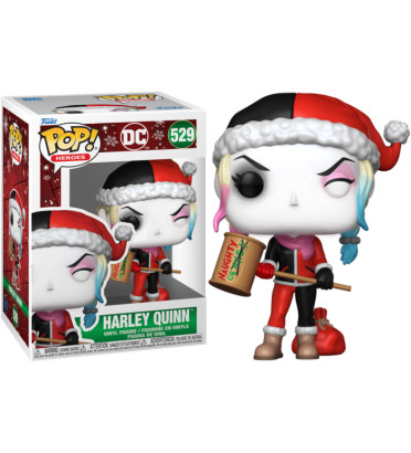 HOLIDAY HARLEY QUINN WITH NAUGHTY / DC COMICS / FIGURINE FUNKO POP